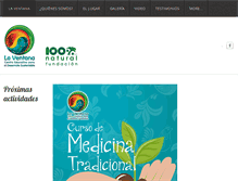 Tablet Screenshot of laventanapalenque.com